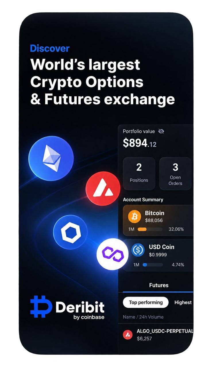 产品展示 1：Discover Crypto Options & Futures